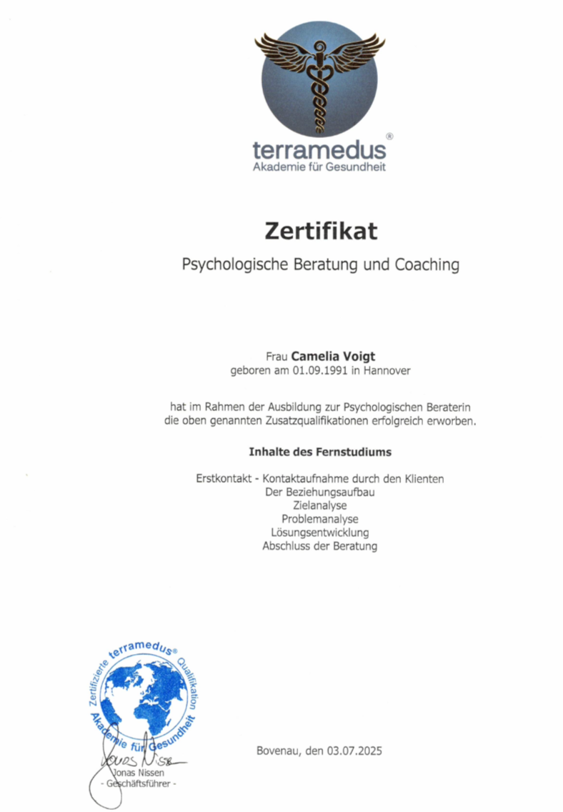 Zertifikat 2