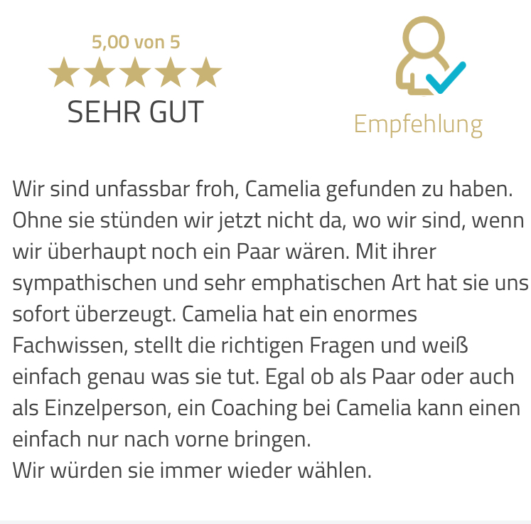 Paarcoaching Bewertung